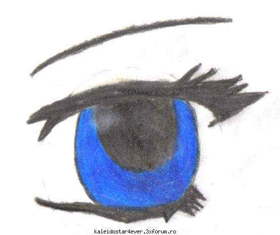 Desene facute de useri - asta ii un ochi de anime - Fan art