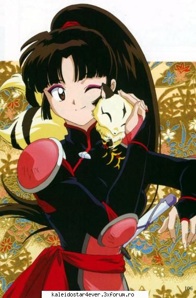 sango & kirara - sago e om iar kirara e pisica cu doua cozi a - Inuyasha